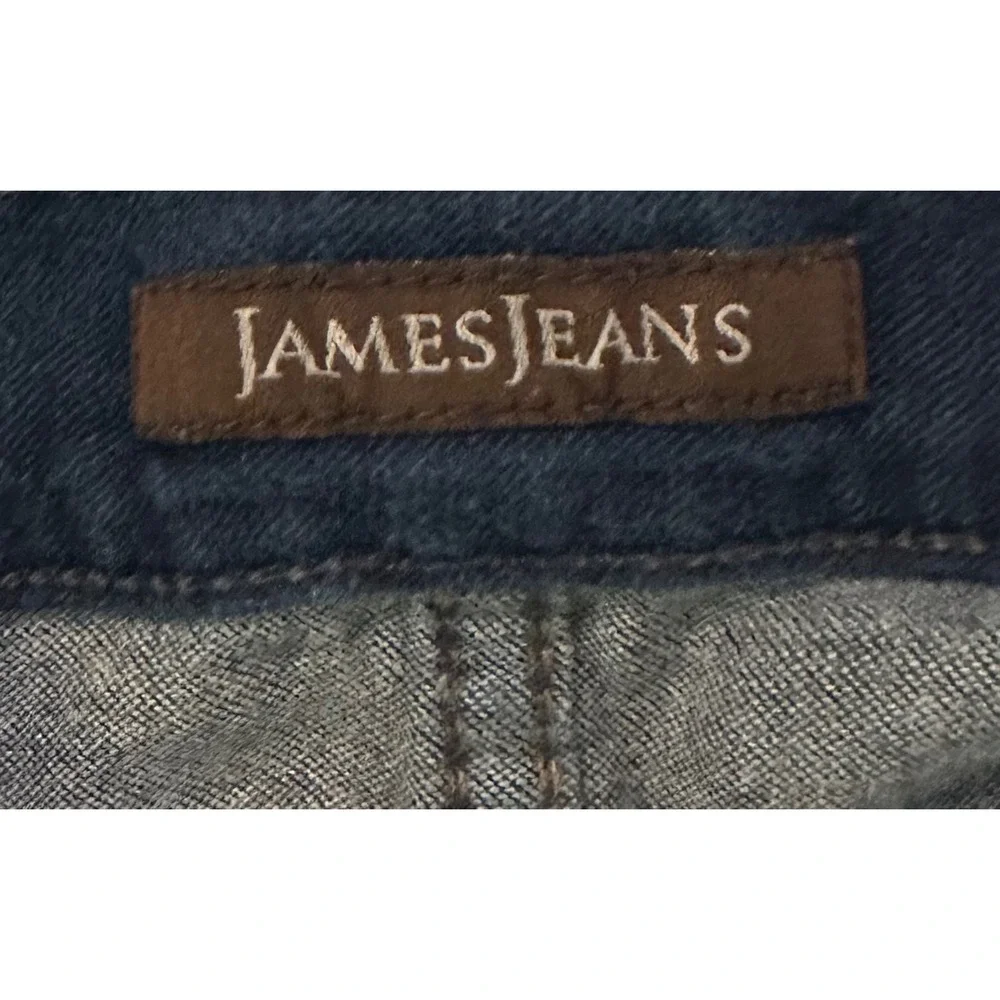James Jeans Randi Mid Rise Skinny Jeans Dark‎ Wash Denim Women's Size 26